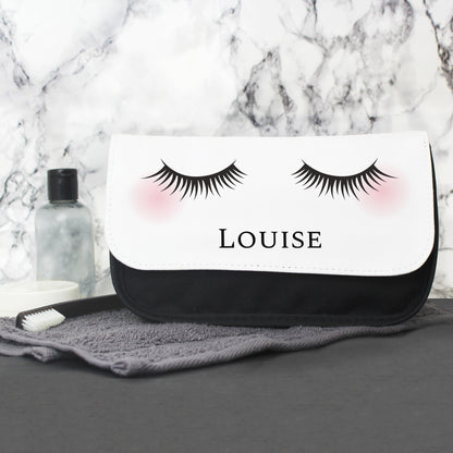 Personalised Eyelashes Make Up Bag - Personalise It!