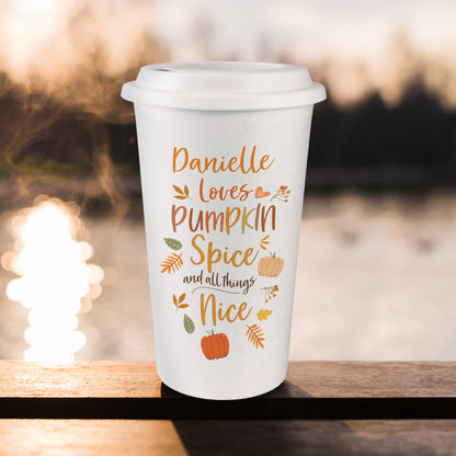 Personalised Pumpkin Spice Travel Mug - Personalise It!