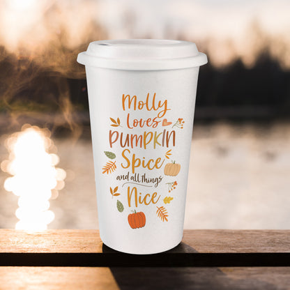 Personalised Pumpkin Spice Travel Mug - Personalise It!