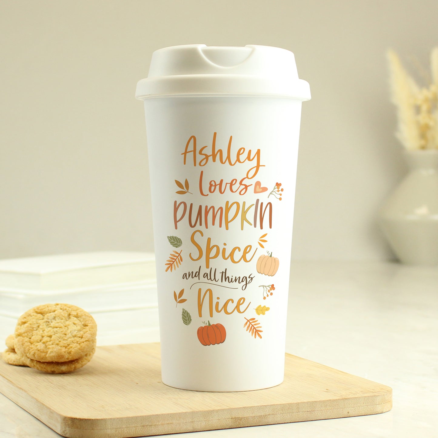 Personalised Pumpkin Spice Travel Mug - Personalise It!