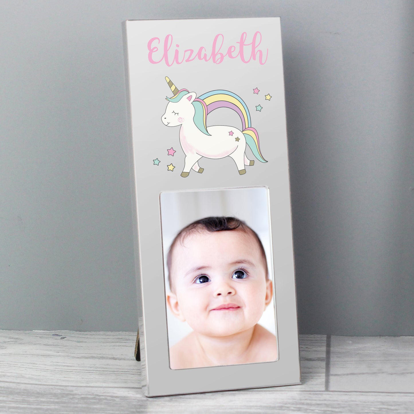 Personalised  Baby Unicorn 2x3 Photo Frame - Personalise It!