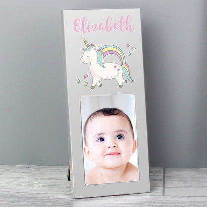 Personalised  Baby Unicorn 2x3 Photo Frame - Personalise It!