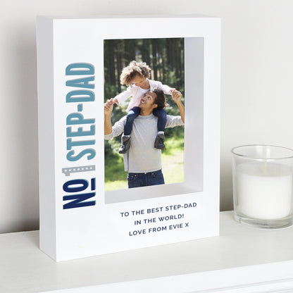 Personalised No.1 5x7 Box Photo Frame - Personalise It!