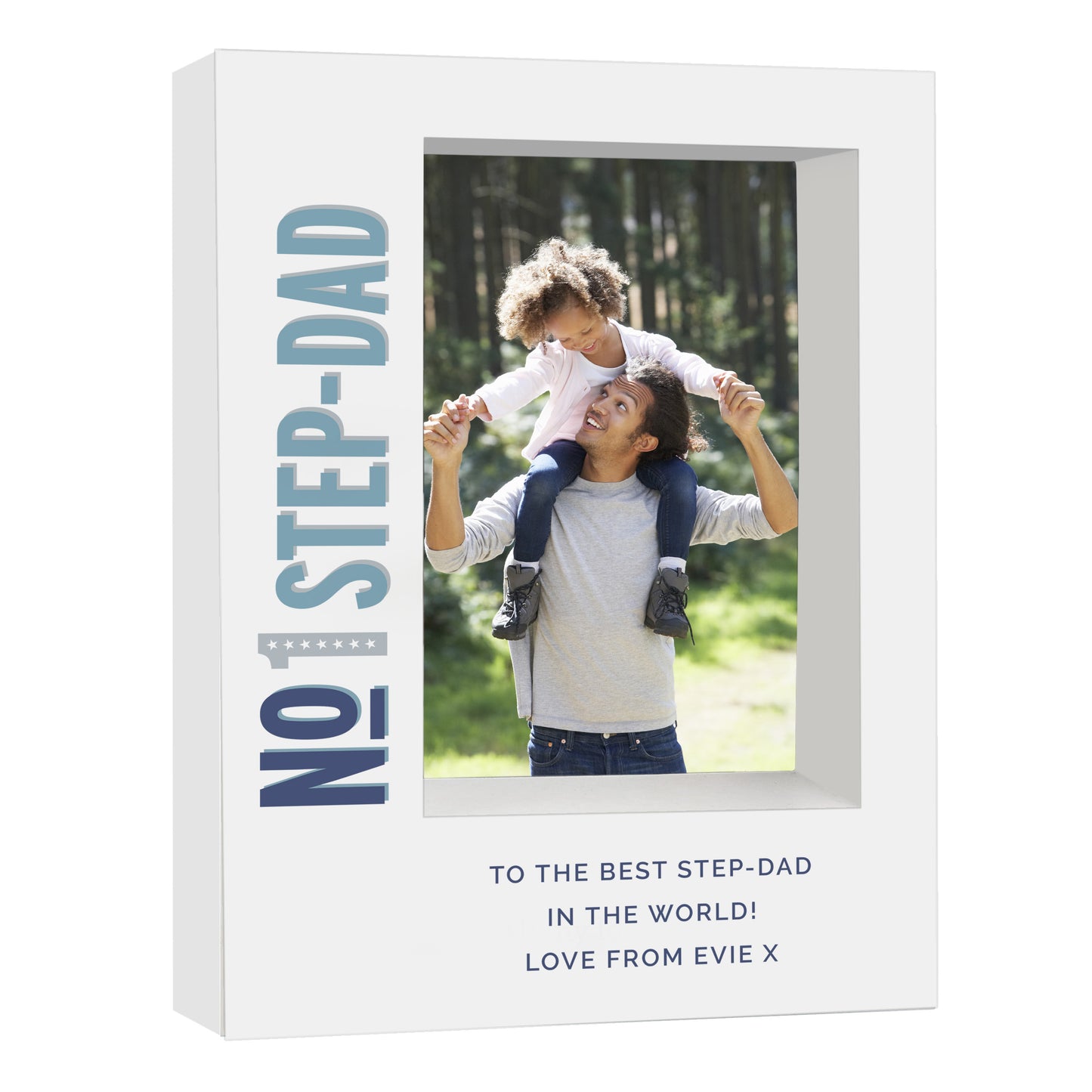 Personalised No.1 5x7 Box Photo Frame - Personalise It!