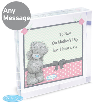 Personalised Me To You Pastel Polka Dot for Her Large Crystal Token - Personalise It!