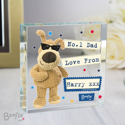 Personalised Boofle Stars Large Crystal Token - Personalise It!