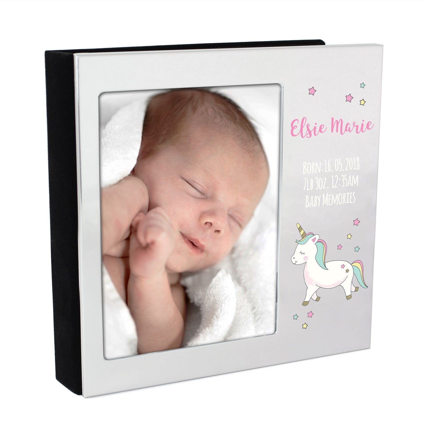 Personalised Baby Unicorn 4x6 Photo Frame Album - Personalise It!