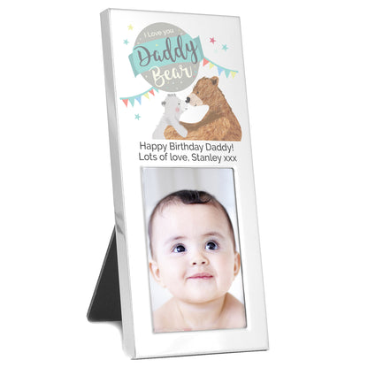 Personalised Daddy Bear 2x3 Photo Frame - Personalise It!