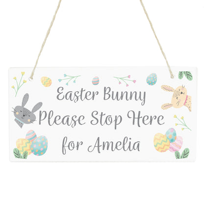 Personalised Easter Springtime Wooden Sign - Personalise It!