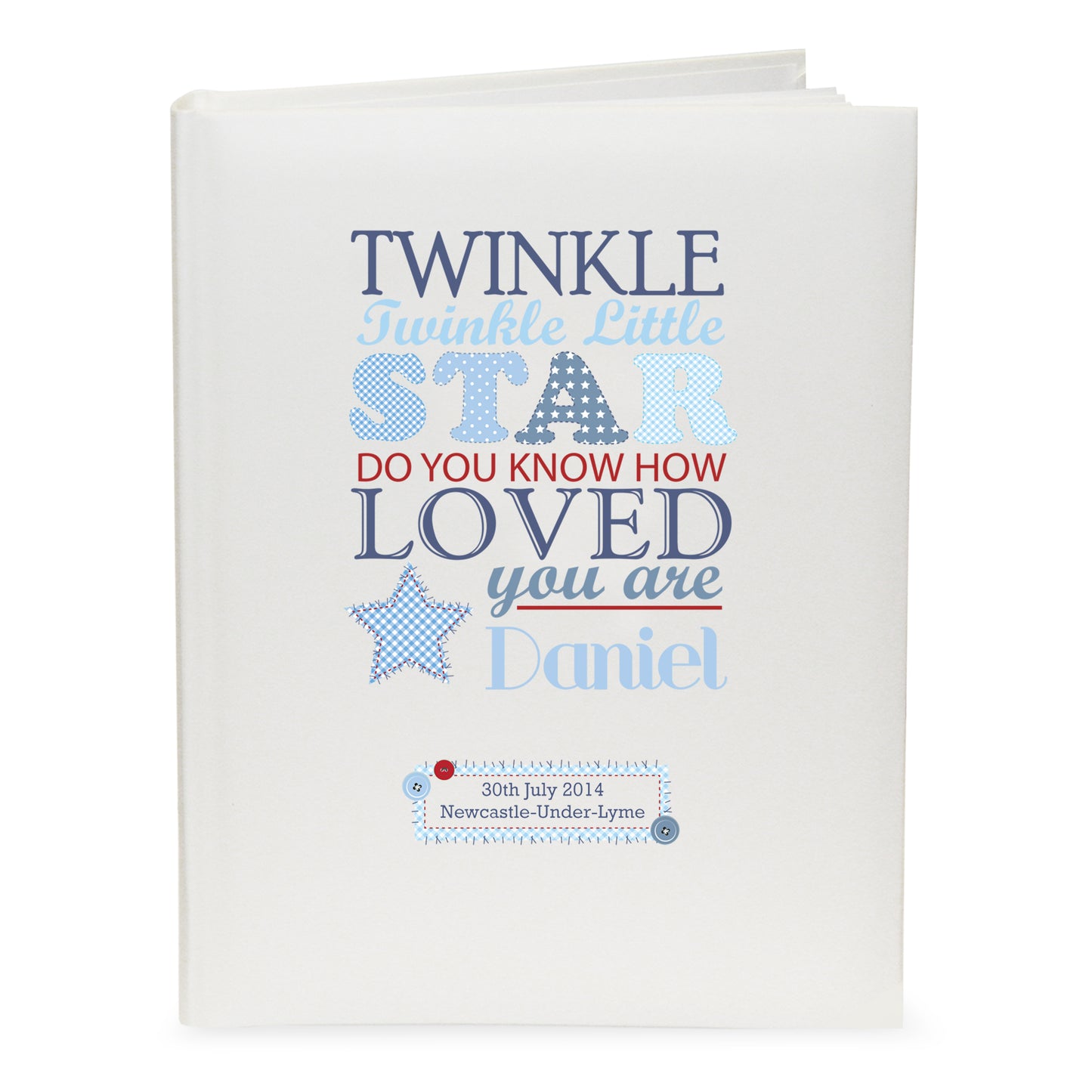 Personalised Twinkle Boys Traditional Album - Personalise It!