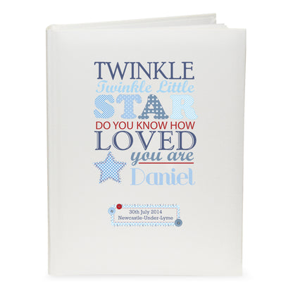 Personalised Twinkle Boys Traditional Album - Personalise It!