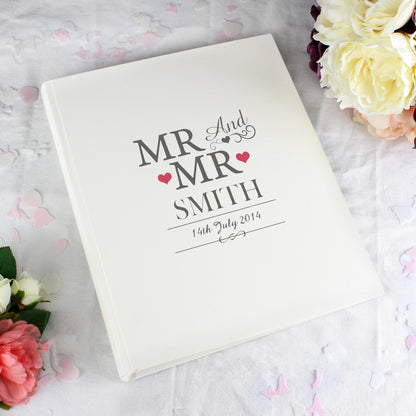 Personalised Mr & Mr Traditional Album - Personalise It!