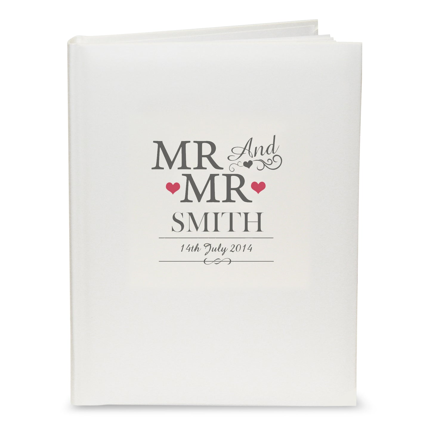 Personalised Mr & Mr Traditional Album - Personalise It!