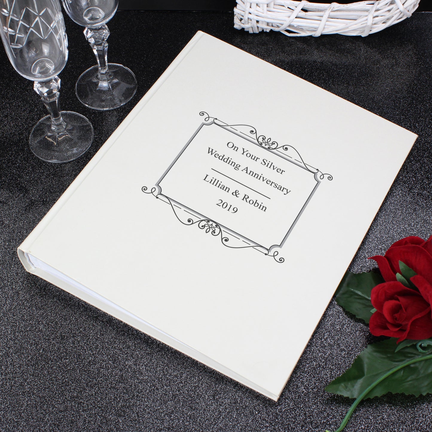 Personalised Silver Traditional Album - Personalise It!