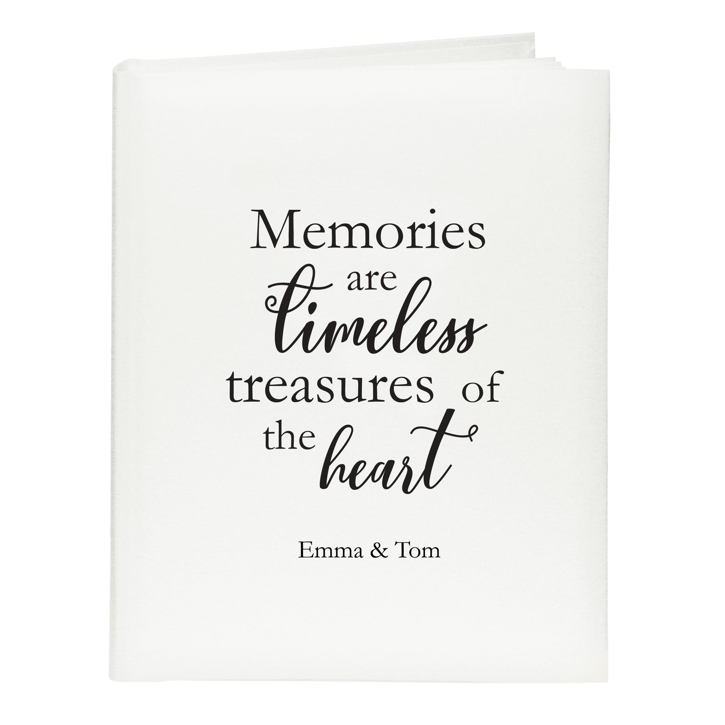 Personalised 'Memories are Timeless' Traditional Album - Personalise It!
