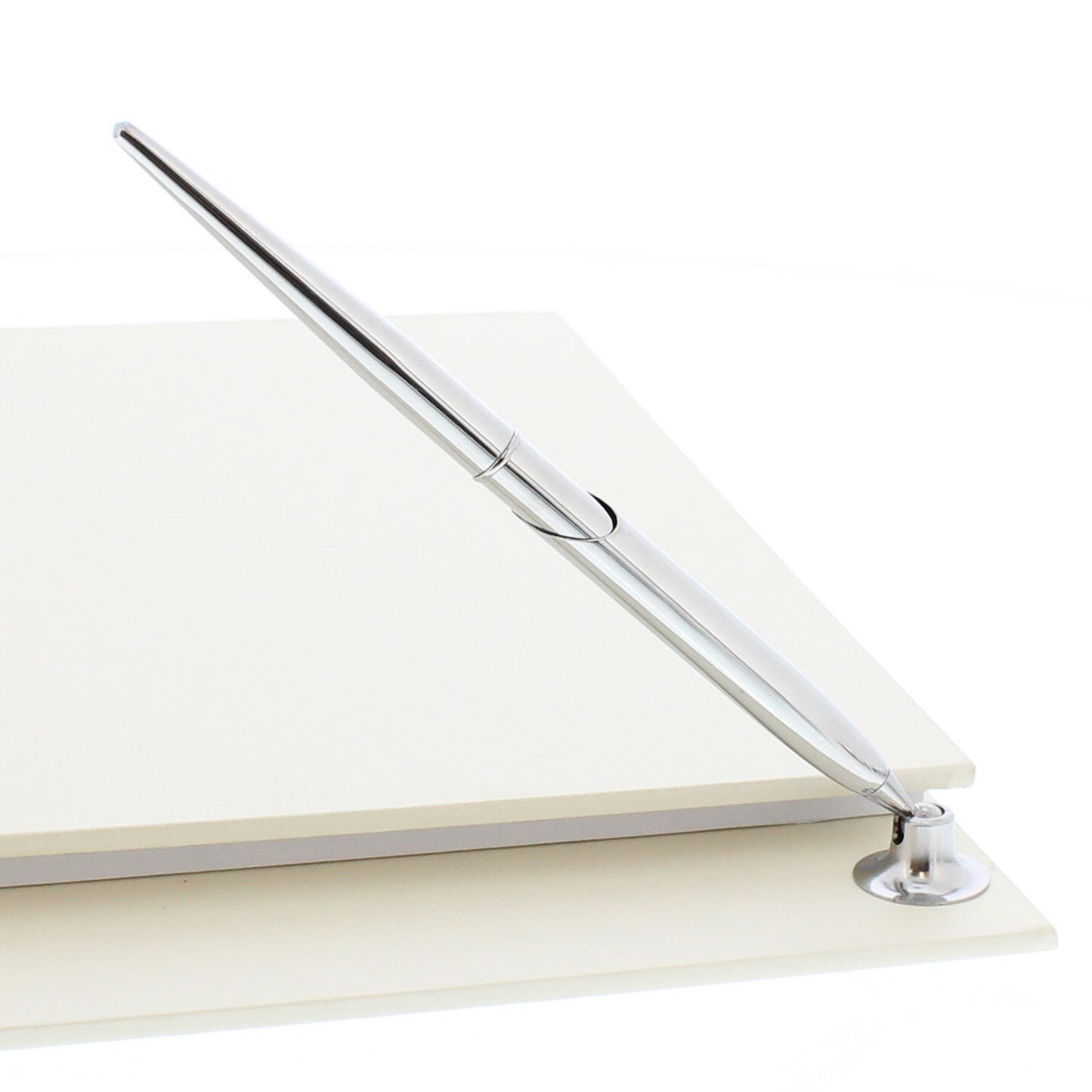 Personalised 25th Silver Anniversary Hardback Guest Book & Pen - Personalise It!