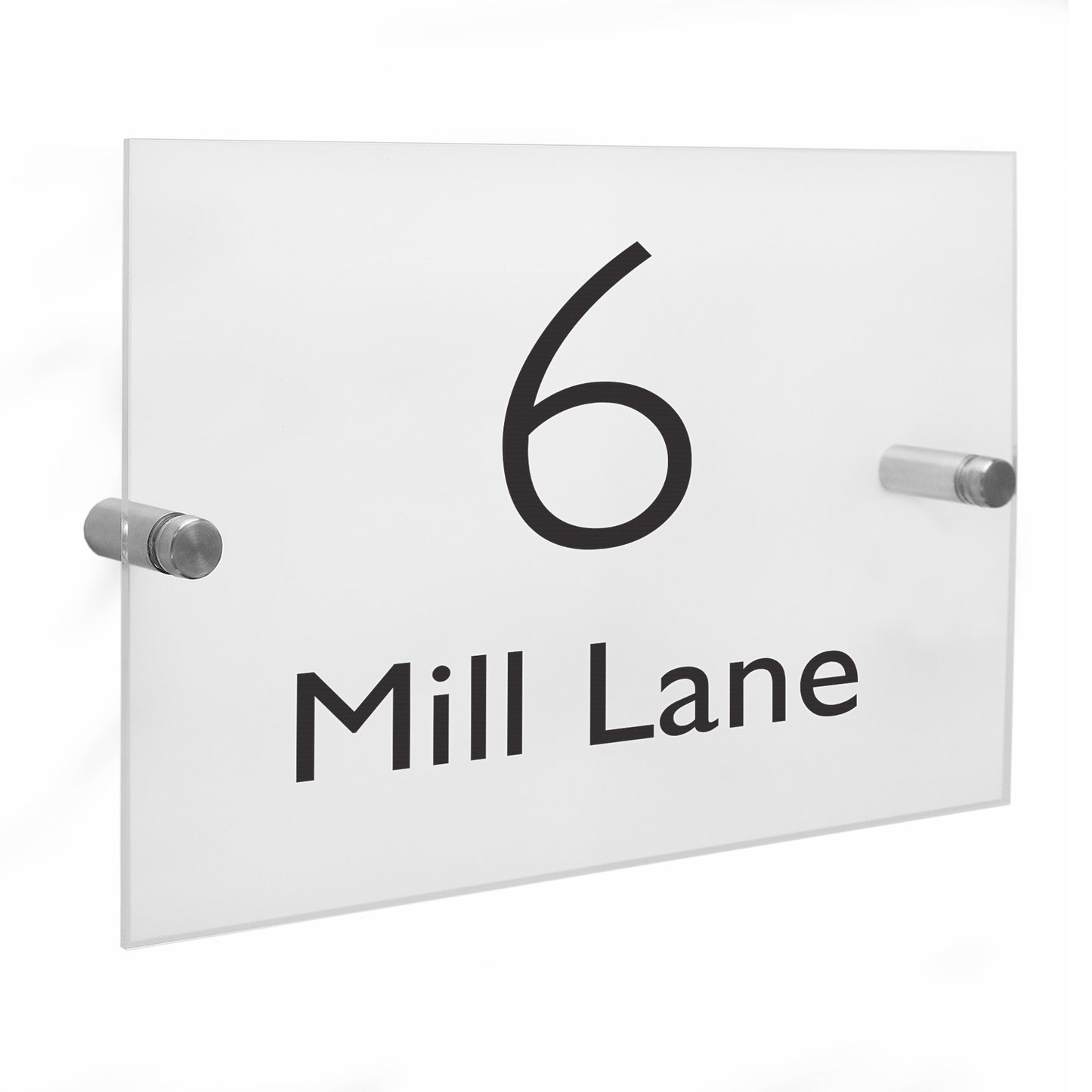 Personalised Modern Acrylic House Sign - Personalise It!