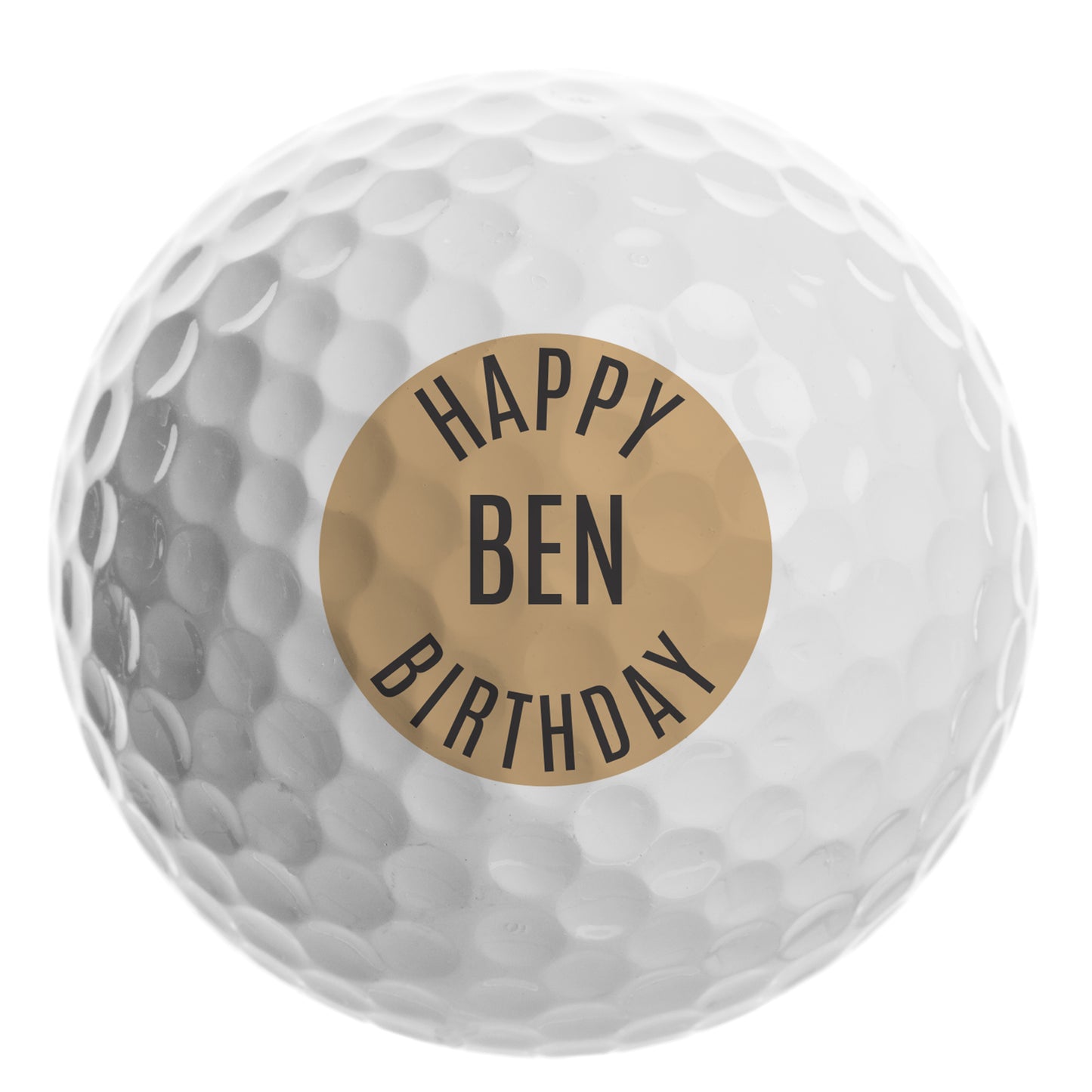 Personalised Happy Birthday Golf Ball - Personalise It!
