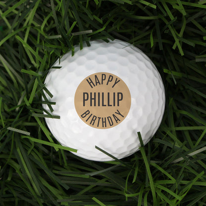 Personalised Happy Birthday Golf Ball - Personalise It!