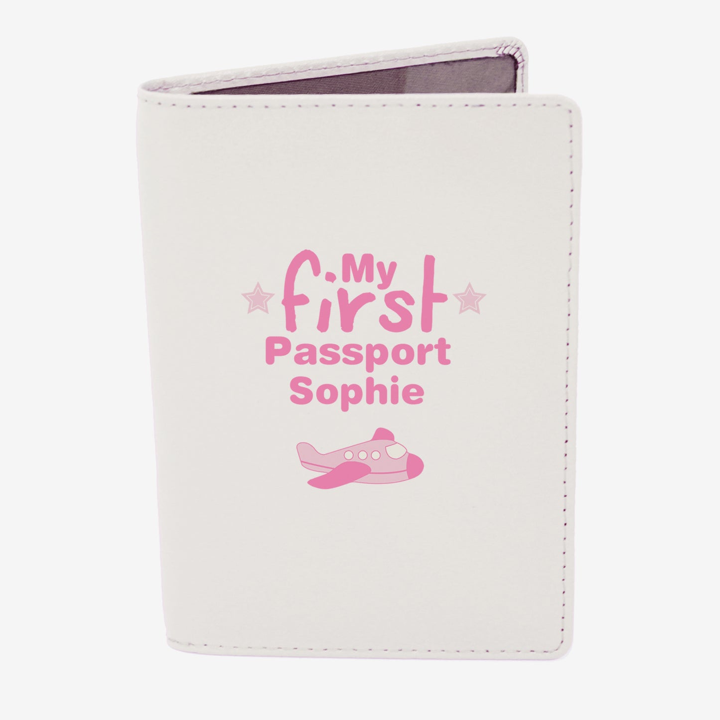 Personalised My First Cream Passport Holder - Personalise It!