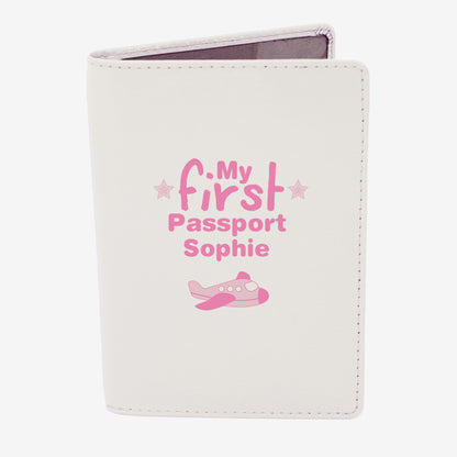 Personalised My First Cream Passport Holder - Personalise It!