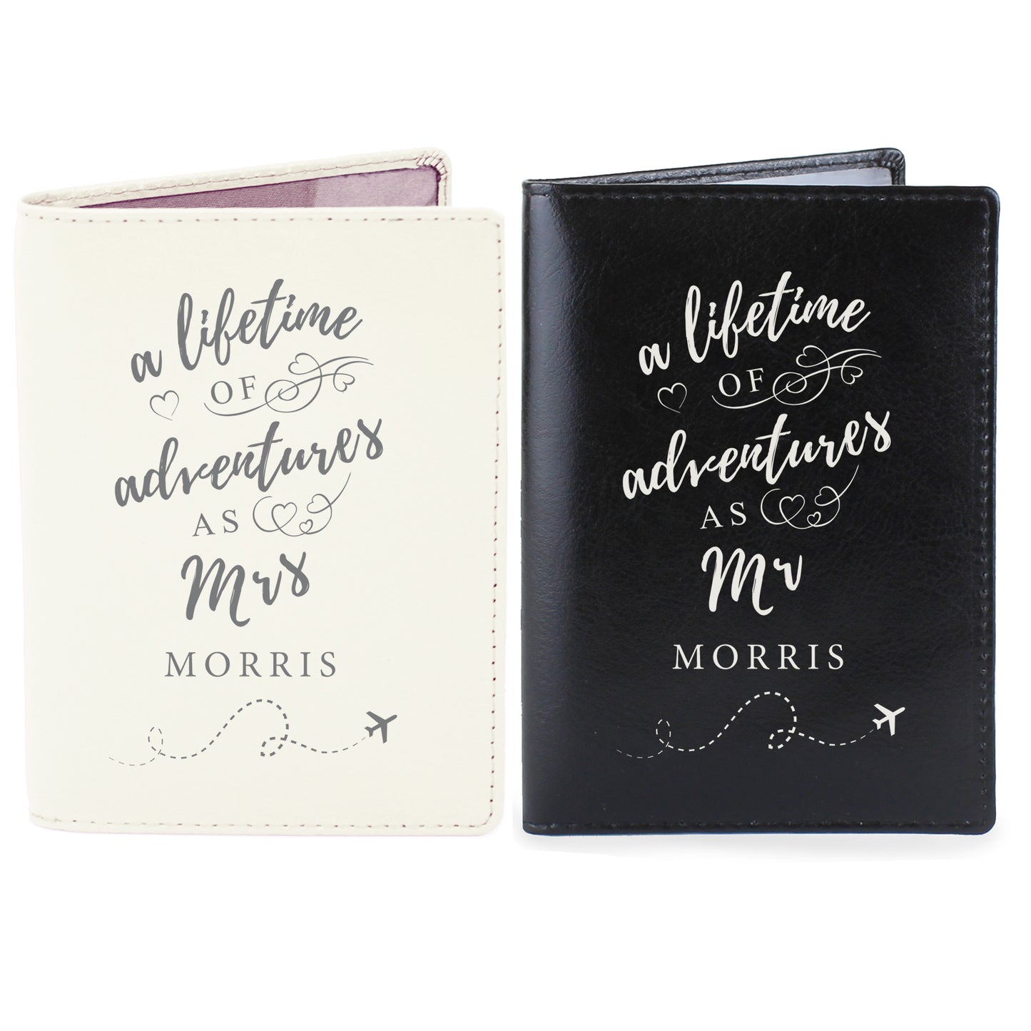 Personalised Lifetime of Adventures Couples Passports - Personalise It!