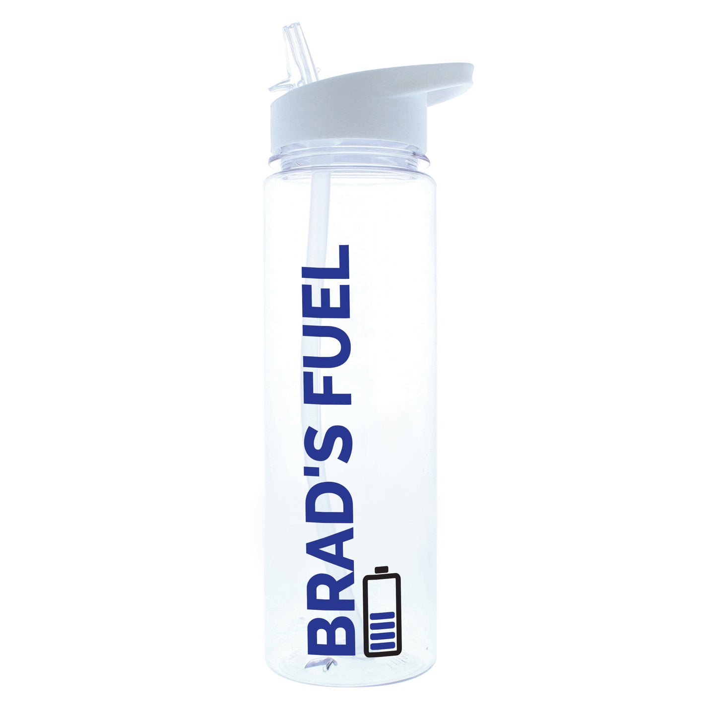 Personalised Blue Fuel Island Water Bottle - Personalise It!