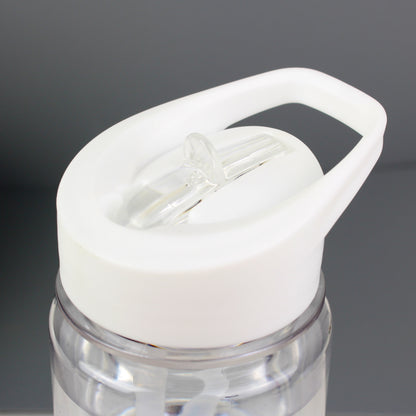 Personalised Pink 'Hydration Tracker' Island Water Bottle - Personalise It!