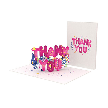 Thank You Laser Cut Pop Up Greeting Card