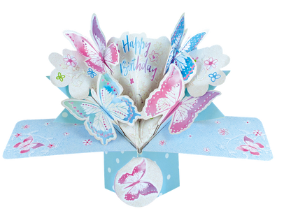 Birthday Butterfly Pop-Up Greeting Card