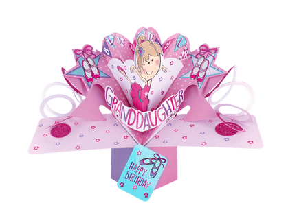 Granddaughter Birthday Pop-Up Greeting Card