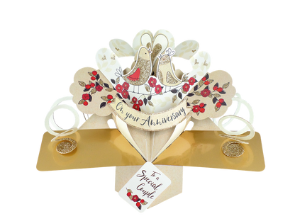 On Your Anniversary Pop-Up Greeting Card