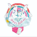 Birthday Unicorns Pop-Up Greeting Card