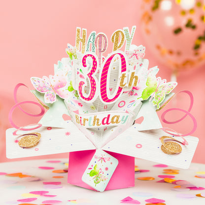 Happy 30th Birthday Pop-Up Greeting Card