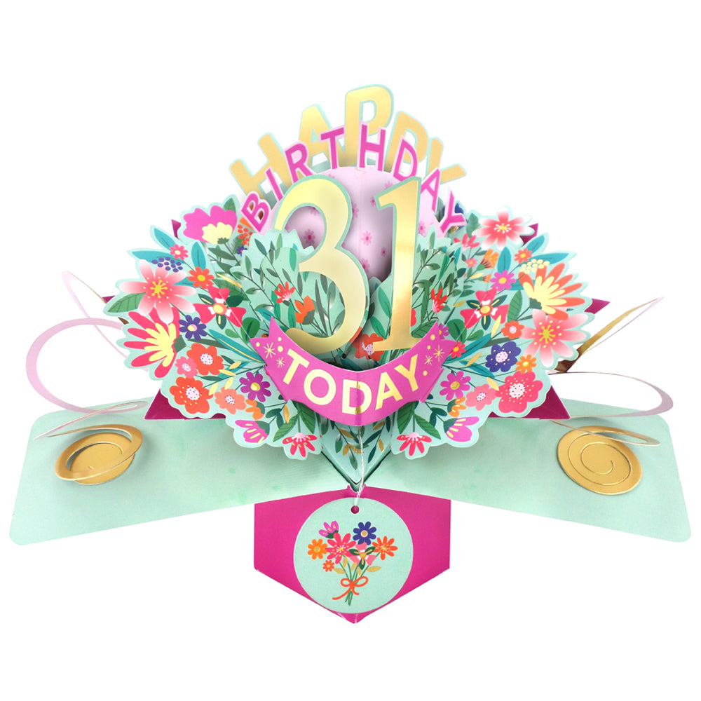 Happy 'Any Age' Birthday '10 To 109' Today Pop-Up Greeting Card