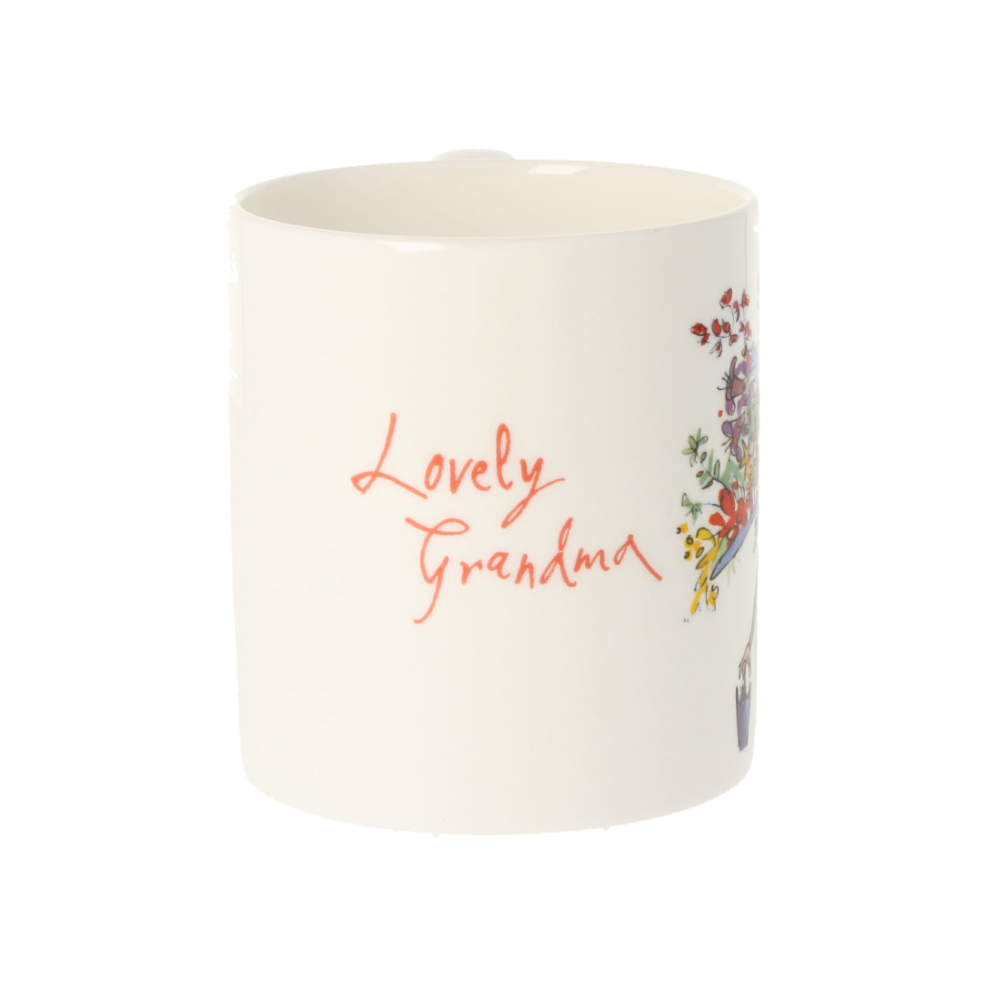 Quentin Blake Lovely Grandma Bone China Mug