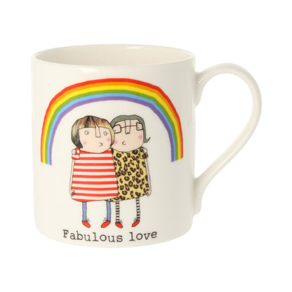 Rosie Made A Thing Fabulous Love Female Couple Mug Bone China Mug