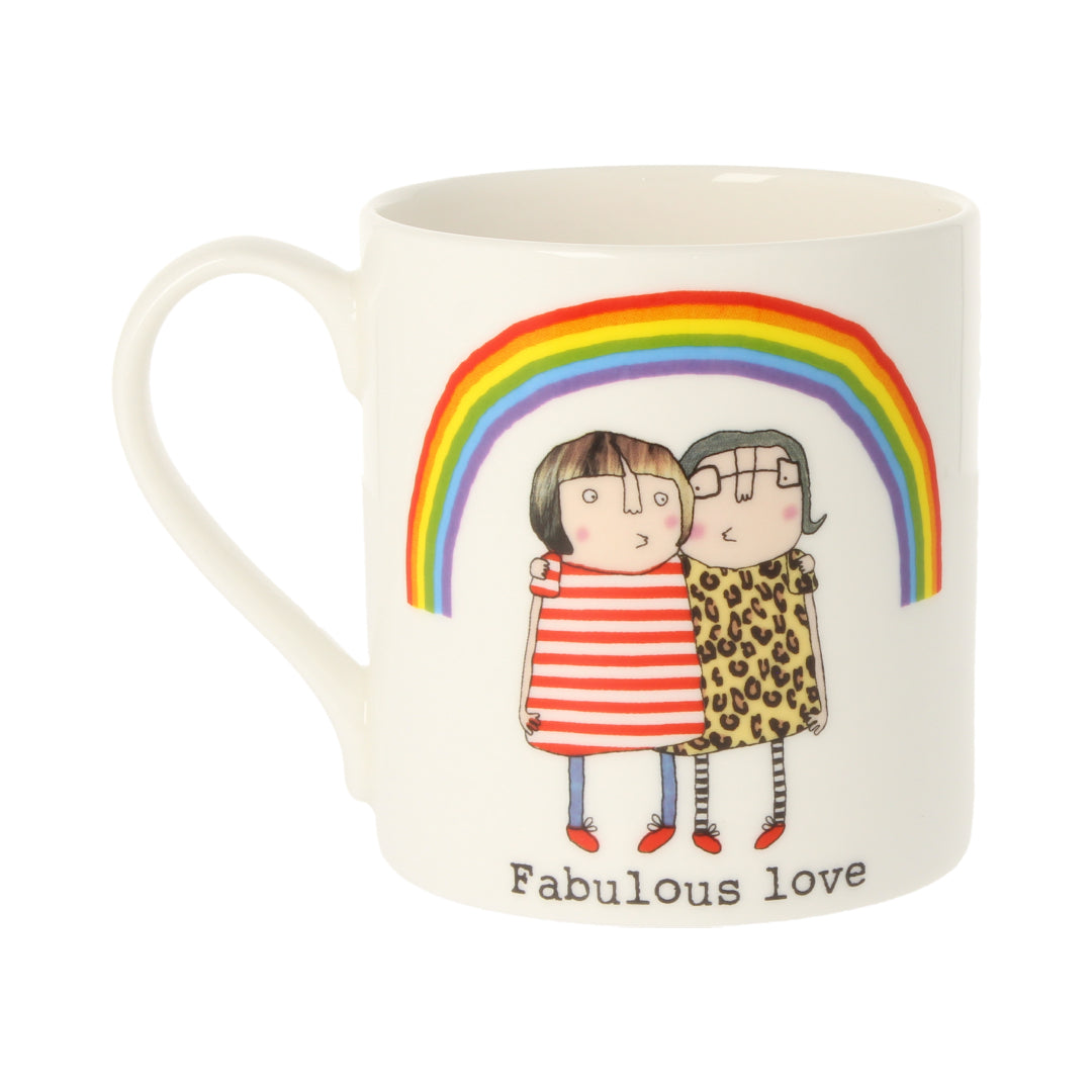 Rosie Made A Thing Fabulous Love Female Couple Mug Bone China Mug