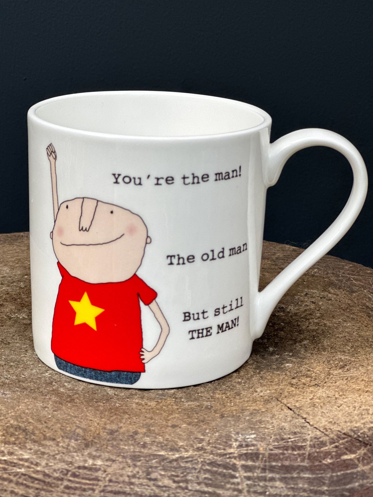 Rosie Made A Thing You're The Man Bone China Mug