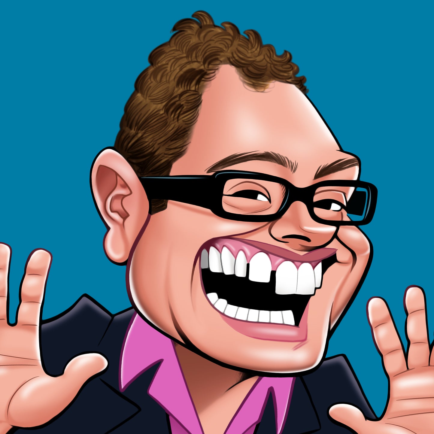 Alan Carr Birthday Greeting Sound Card Blank Inside