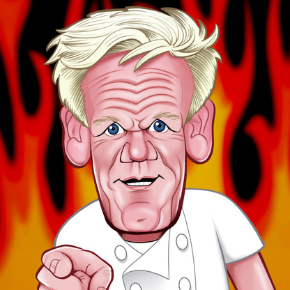 Gordon Ramsey Birthday Greeting Sound Card Blank Inside