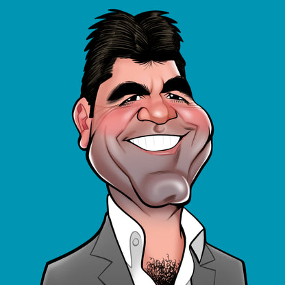 Simon Cowell Birthday Greeting Sound Card Blank Inside