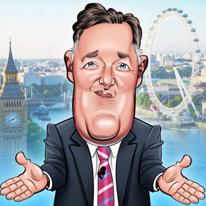 Piers Morgan Birthday Greeting Sound Card Blank Inside