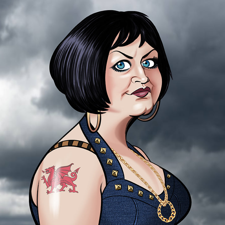 Nessa Birthday Greeting Sound Card Blank Inside