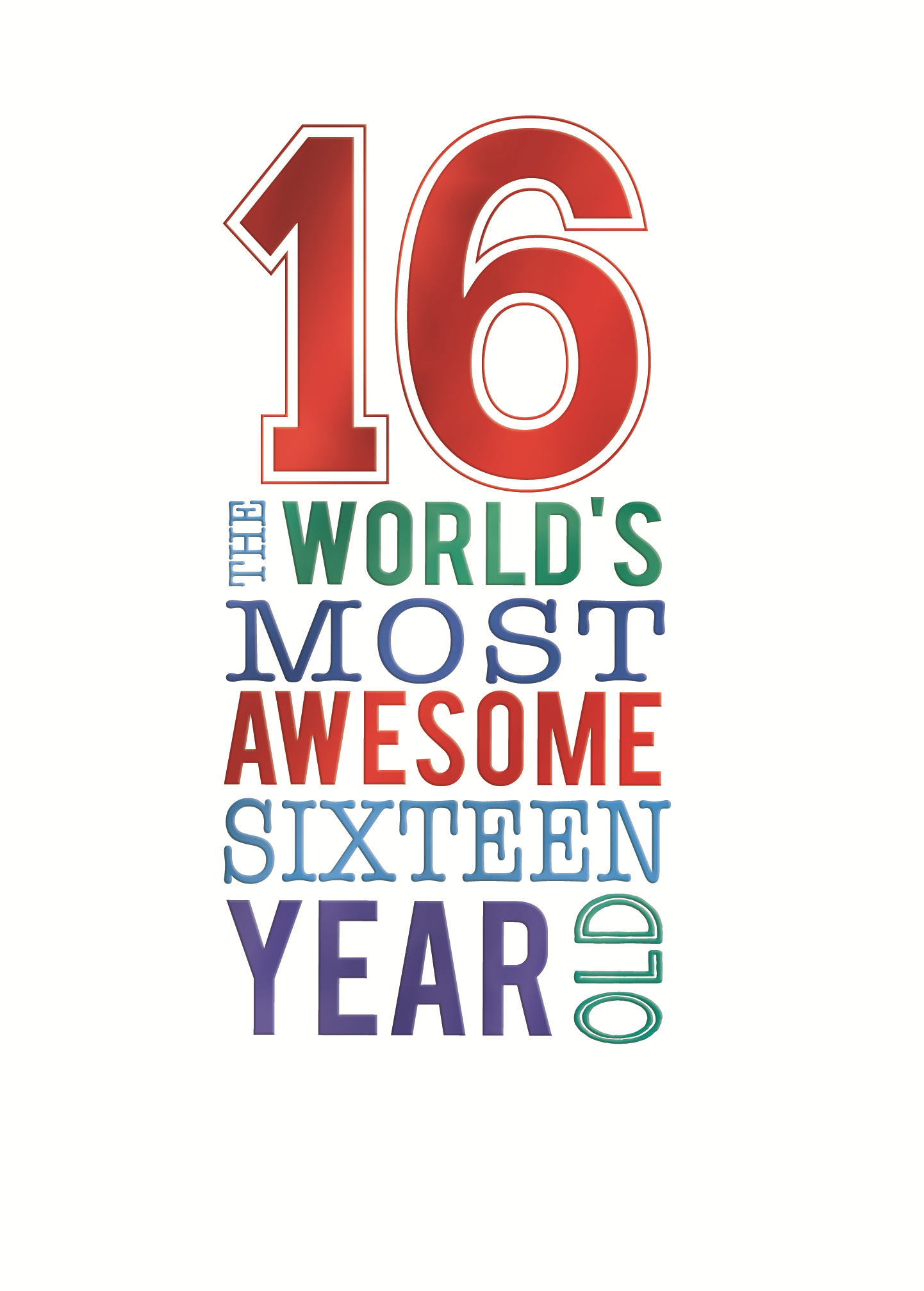 Boys 16th Birthday Greeting Card