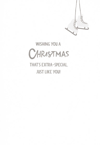 Amazing Great-Granddaughter Fun Hand-Finished Christmas Card