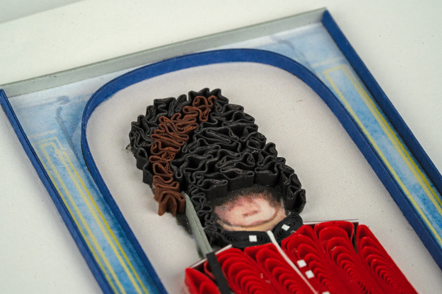 Quilling Royal Guard Lavish London Hand-Finished Art Greeting Card