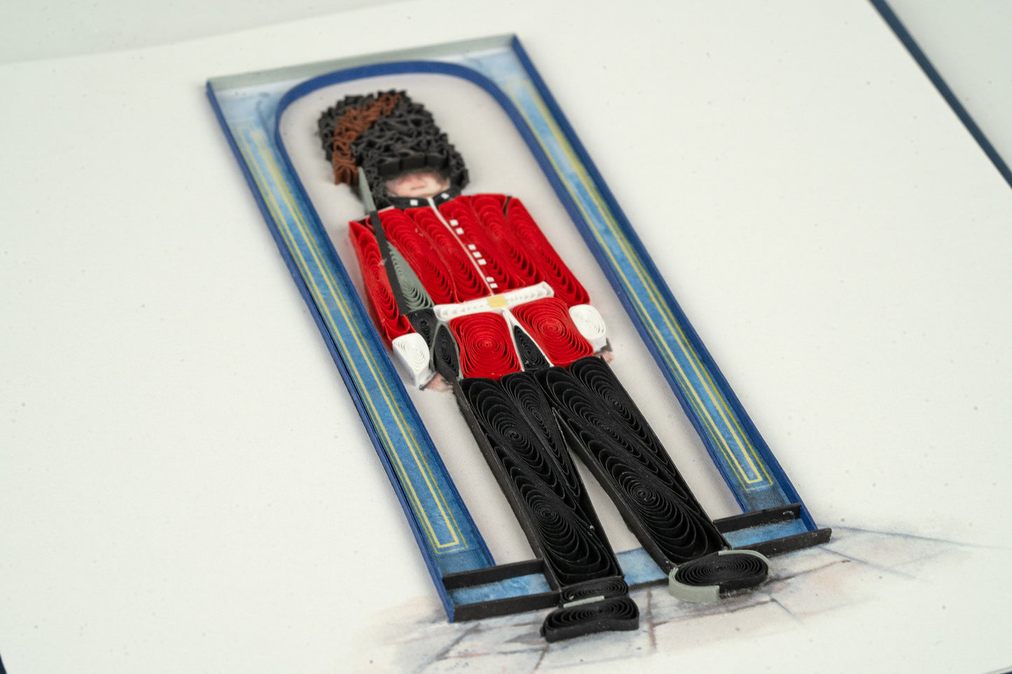 Quilling Royal Guard Lavish London Hand-Finished Art Greeting Card