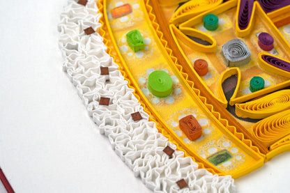 Quilling St Edward's Royal Crown Fit For Royalty! Hand-Finished Greeting Card