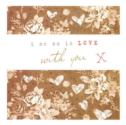 Stephanie Rose So In Love With You Valentines Day Greeting Card